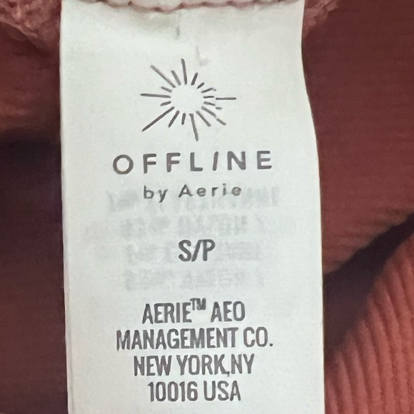 Offline by Arie Legging Seamless Ribbed High Waist Size Sm/P Berry Orange - Picture 5 of 9